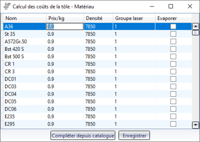 Materialliste