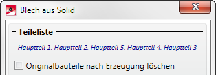Blech aus Solid