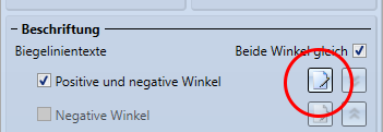 Biegewerkzeugzuordnung